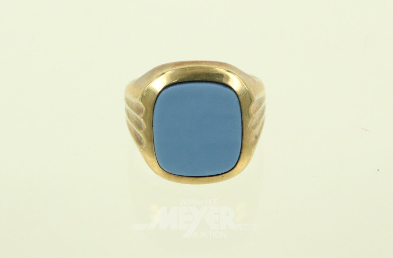 Herrenring, besetzt mit 1 Lagenstein