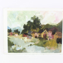 Los 309: 2 Mischtechniken "Dorfansichten"