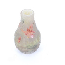 Los 399: Kl. Vase mit roten Columbinen