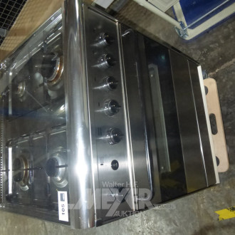 Gasherd mit Edelstahlgehäuse, 4-flammig