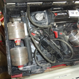 Kernbohrgerät mit Zubehör