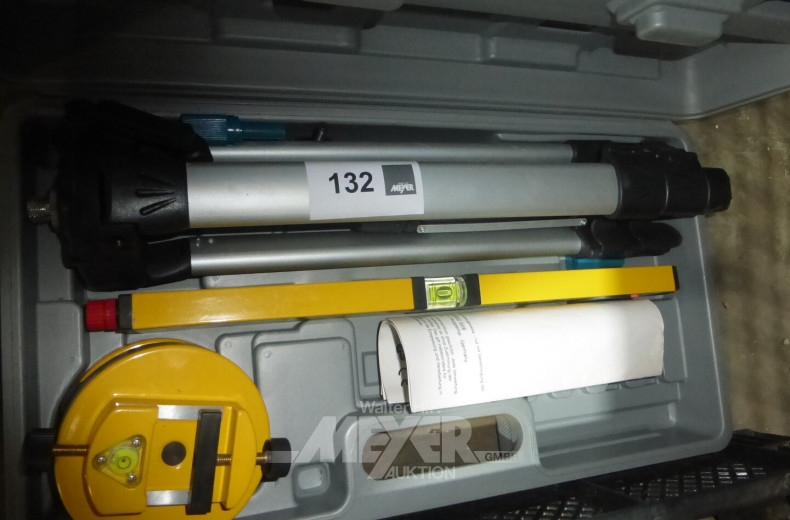 Laserwasserwaage mit Stativ