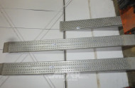 2 Aluminium-Auffahrrampen, ca. 2,50 m.