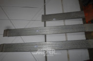 2 Aluminium-Auffahrrampen, ca. 1,50 m.