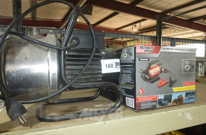 Haus-Wasserwerk und Ölpumpe