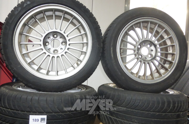 Satz Alpina-Felgen 8Jx16 H2, e28, Nr. 3611125 u. 7Jx16H2, Nr. 3611125, 205x50 R16 und 225x45 ZR16