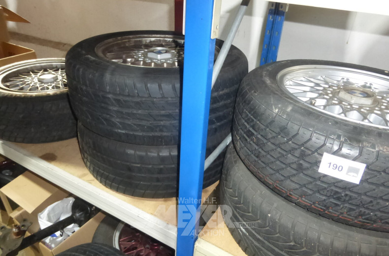 11 BMW-Kreuzspeichenfelgen, div. Größen