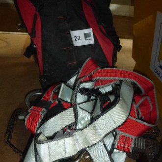 Nylonrucksack mit Fallstoppgeschirr