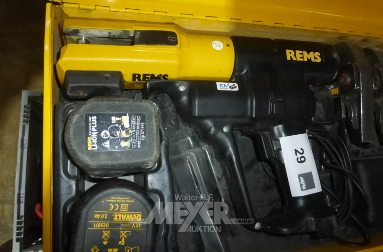 Akku-Muffenpresszange