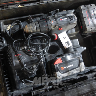 Akku-Bohrschrauber mit Wechselakku, und Ladegerät, 28 V