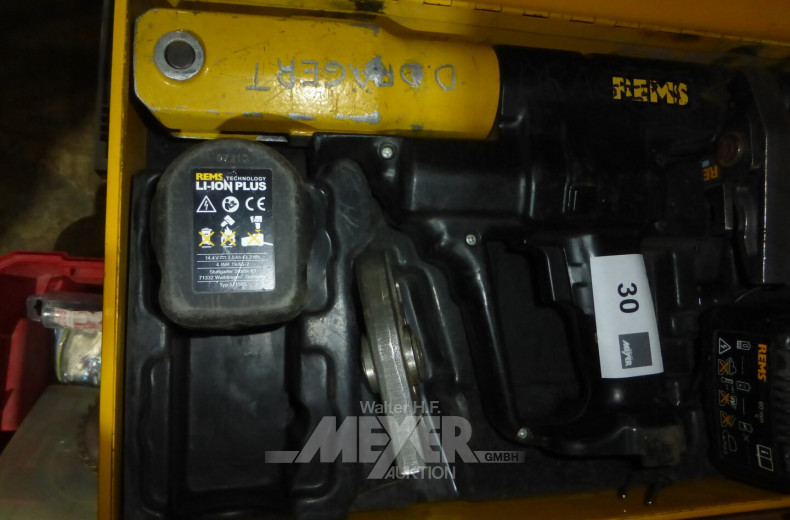 Akku-Muffenpresszange