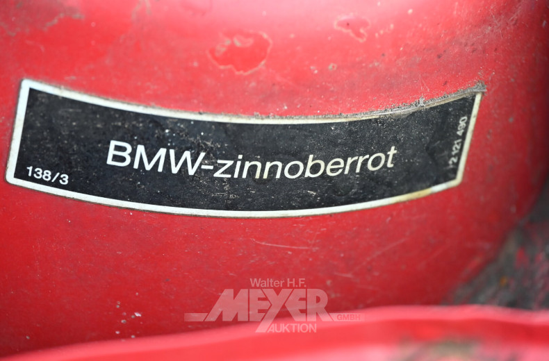 BMW 318i E30 coupé, zinnoberrot