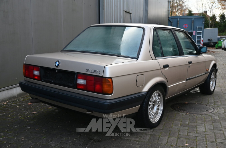 BMW 316i E30 limousine, kashmirsilber metallic