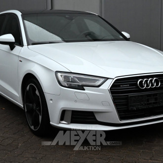 Audi A3 2.0 TDI Sportback quattro S-tronic sport, glacier white metallic