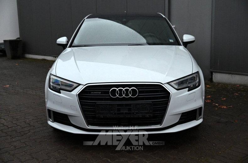 Audi A3 2.0 TDI Sportback quattro S-tronic sport, glacier white metallic