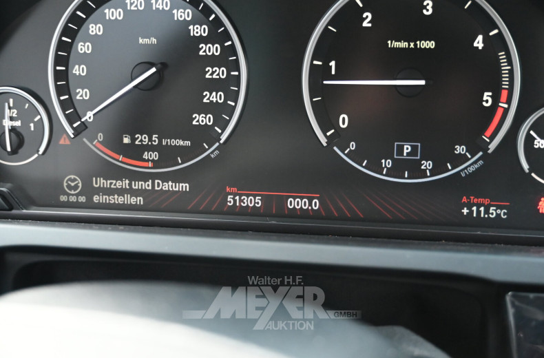 BMW 730d Limousine, Silber