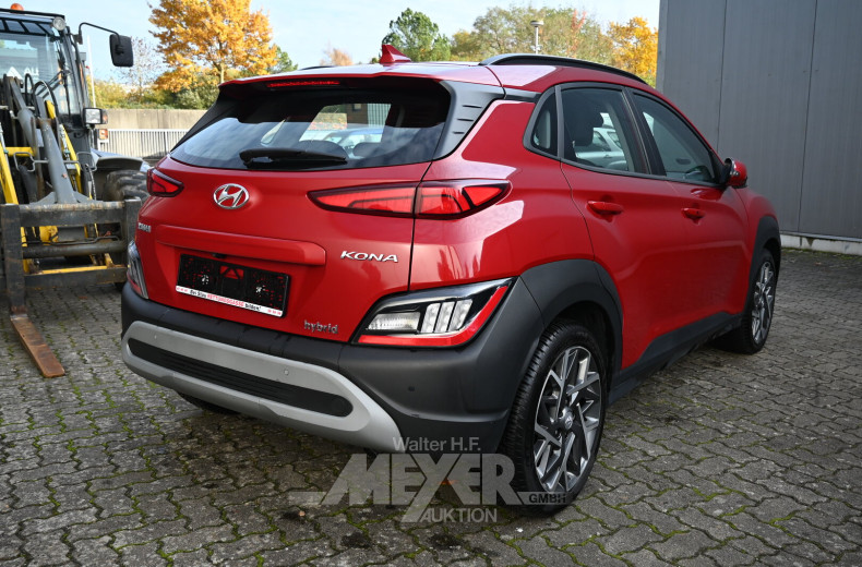Hyundai KONA 1.6 GDI DCT Hybrid Trend, pulse red