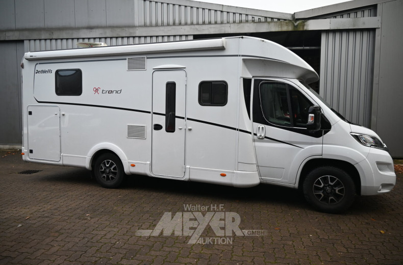 CITROEN Wohnmobil Dethleffs Trend T 7057, Teilintegriert mit Hubbett