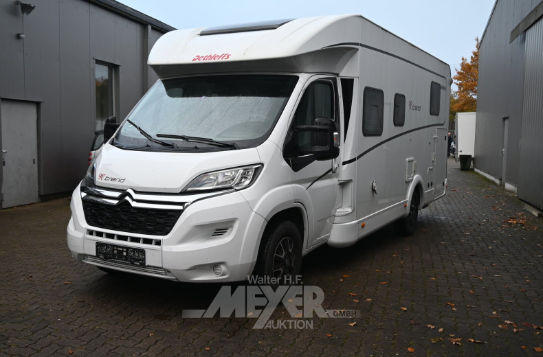 CITROEN Wohnmobil Dethleffs Trend T 7057, Teilintegriert mit Hubbett