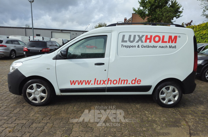 DACIA Dokker Kastenwagen, weiß, teilfoliert