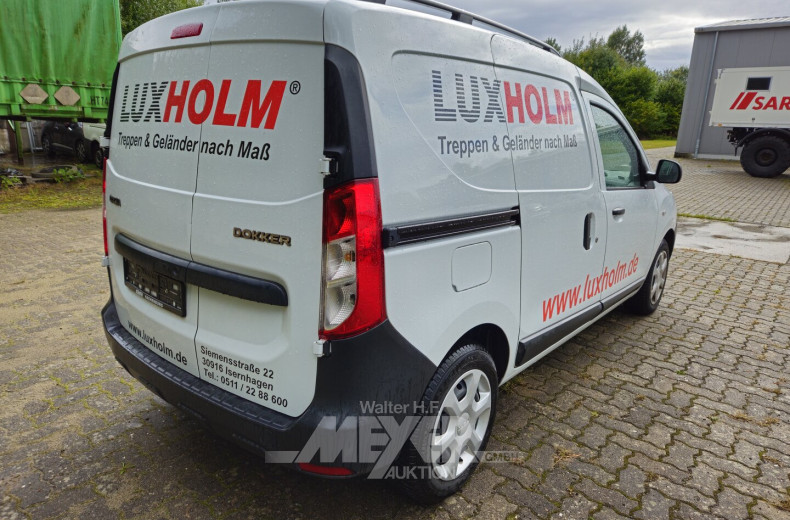 DACIA Dokker Kastenwagen, weiß, teilfoliert