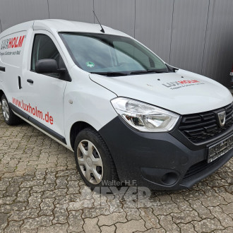 DACIA Dokker Kastenwagen, weiß, teilfoliert