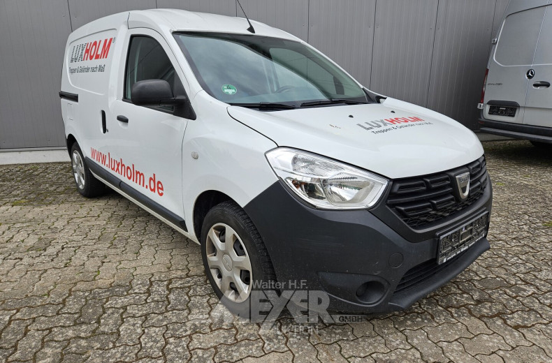 DACIA Dokker Kastenwagen, weiß, teilfoliert