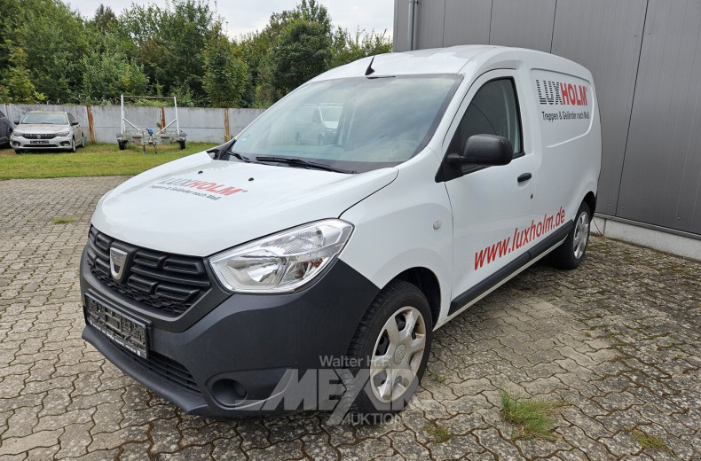 DACIA Dokker Kastenwagen, weiß, teilfoliert