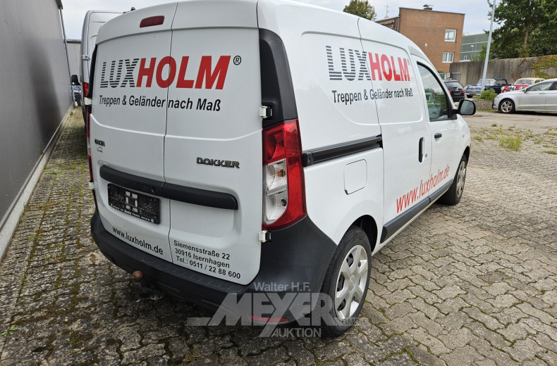 DACIA Dokker Kastenwagen, weiß, teilfoliert