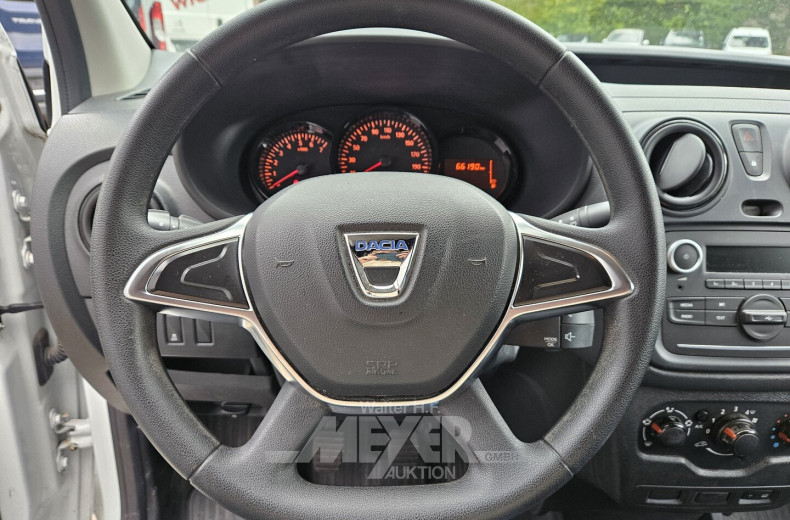DACIA Dokker Kastenwagen, weiß, teilfoliert