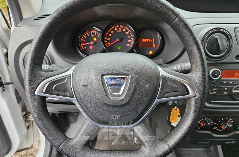 DACIA Dokker Kastenwagen, weiß, teilfoliert