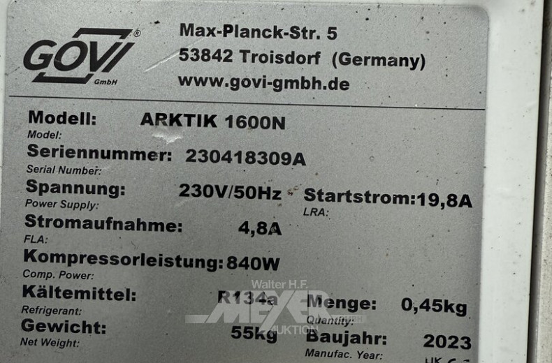 Tandem Kühlkofferanhänger WOERMANN