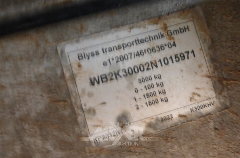 Tandem-Kippanhänger, Hochlader