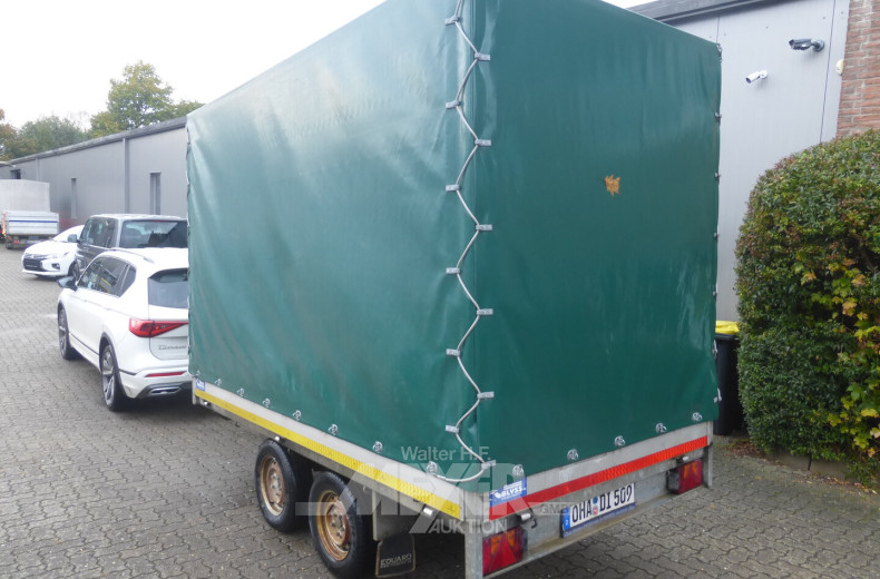 Tandemanhänger Plane/Spriegel, Hochlader