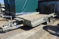Gerätetransportanhänger Tieflader, Tandemachse