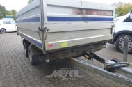 hydr. Tandemkippanhänger, Hochlader mit offener Pritsche, mit Fernbedienung