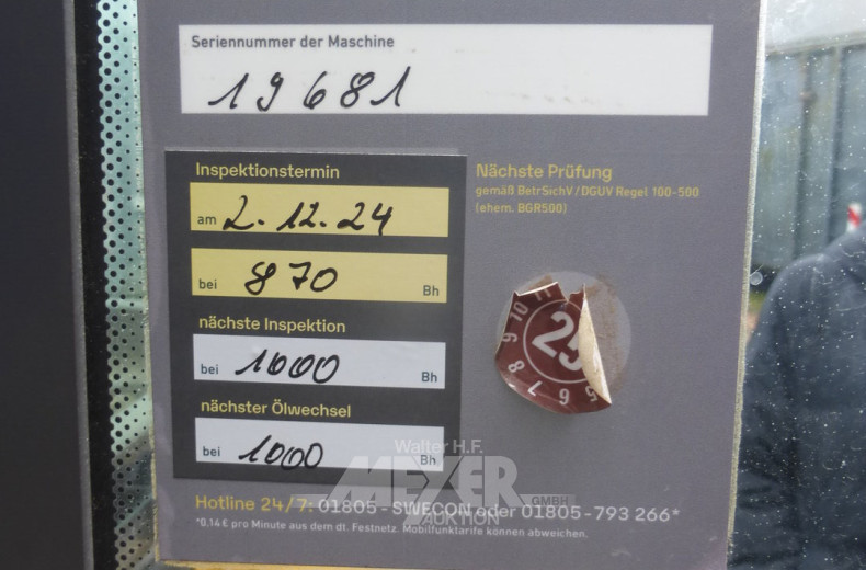 Hydr. Minibagger mit Vollkabine