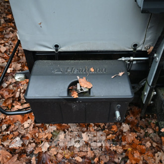 hydr. Absenkanhänger HEIMANN für Maschinentransporte, Plane/Spriegel