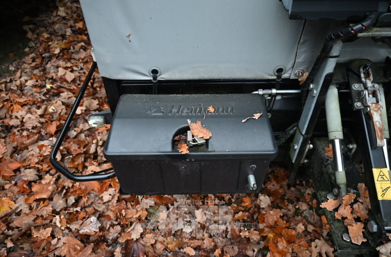 hydr. Absenkanhänger HEIMANN für Maschinentransporte, Plane/Spriegel