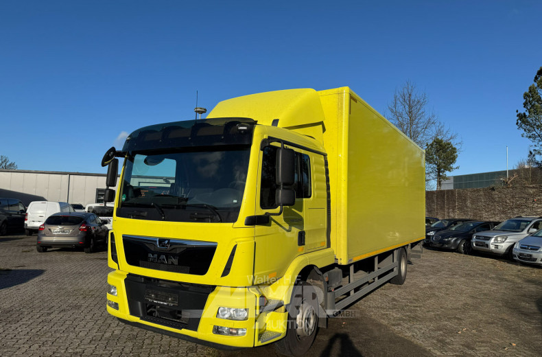 MAN TGM 15.250, Kofferaufbau Junge mit Ladebordwand