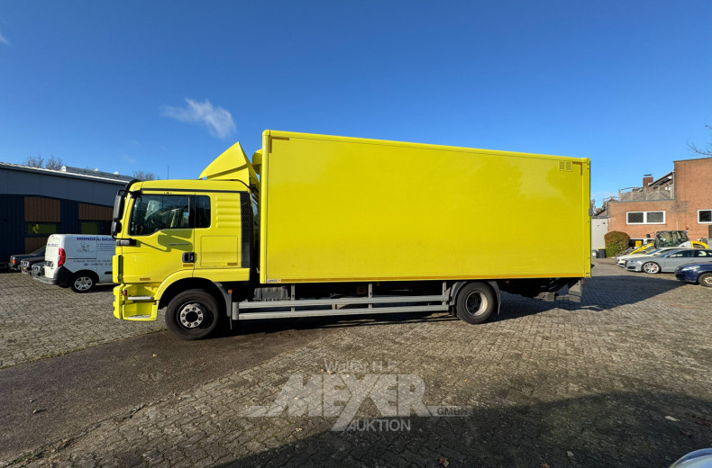 MAN TGM 15.250, Kofferaufbau Junge mit Ladebordwand