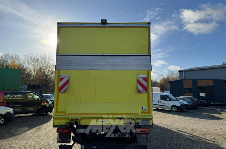 MAN TGM 15.250, Kofferaufbau Junge mit Ladebordwand