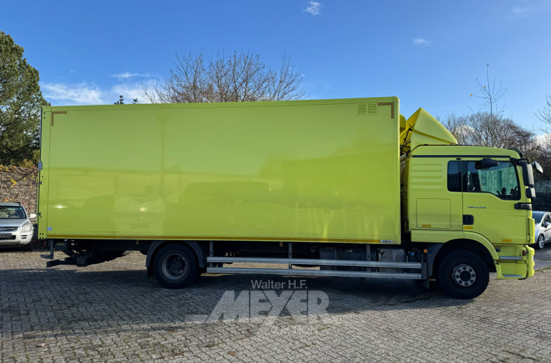 MAN TGM 15.250, Kofferaufbau Junge mit Ladebordwand