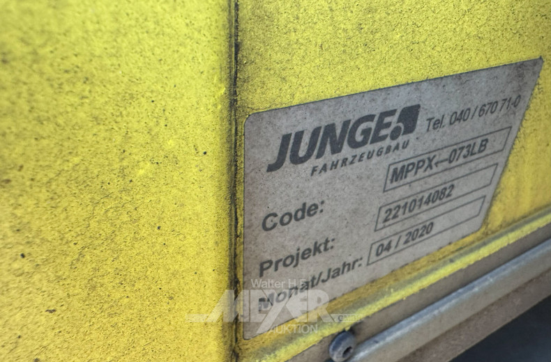 MAN TGM 15.250, Kofferaufbau Junge mit Ladebordwand