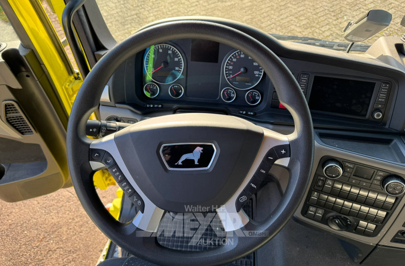 MAN TGM 15.250, Kofferaufbau Junge mit Ladebordwand