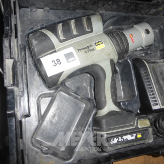 Akku-Presszange mit Zubehör