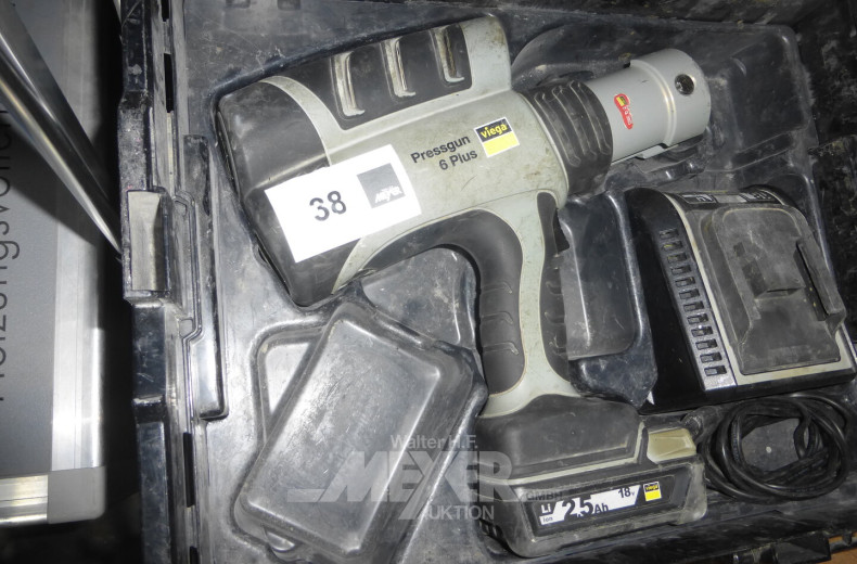 Akku-Presszange mit Zubehör