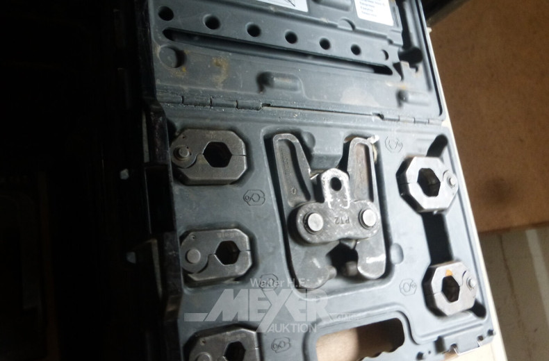 Akku-Presszange mit Zubehör