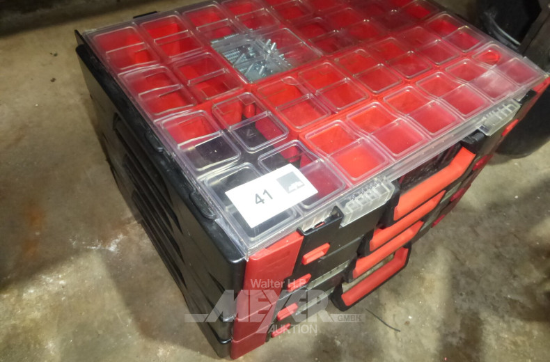 4 Sortimentkoffer, leer