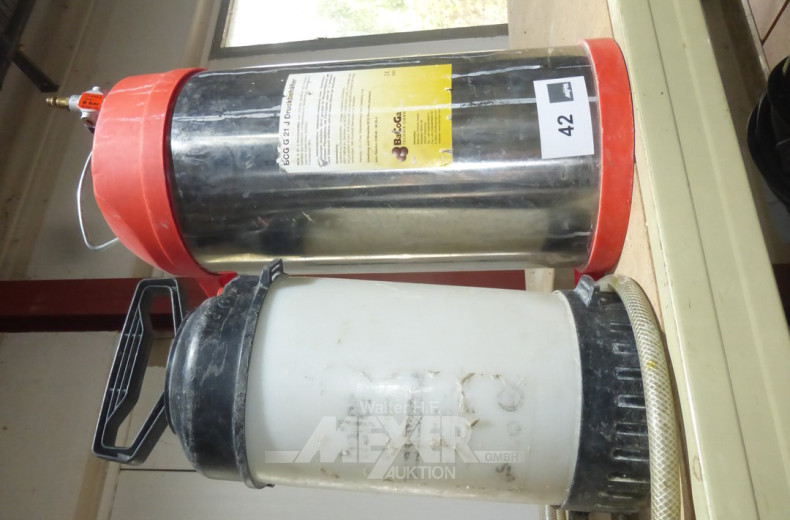 2 Drucksprühbehälter